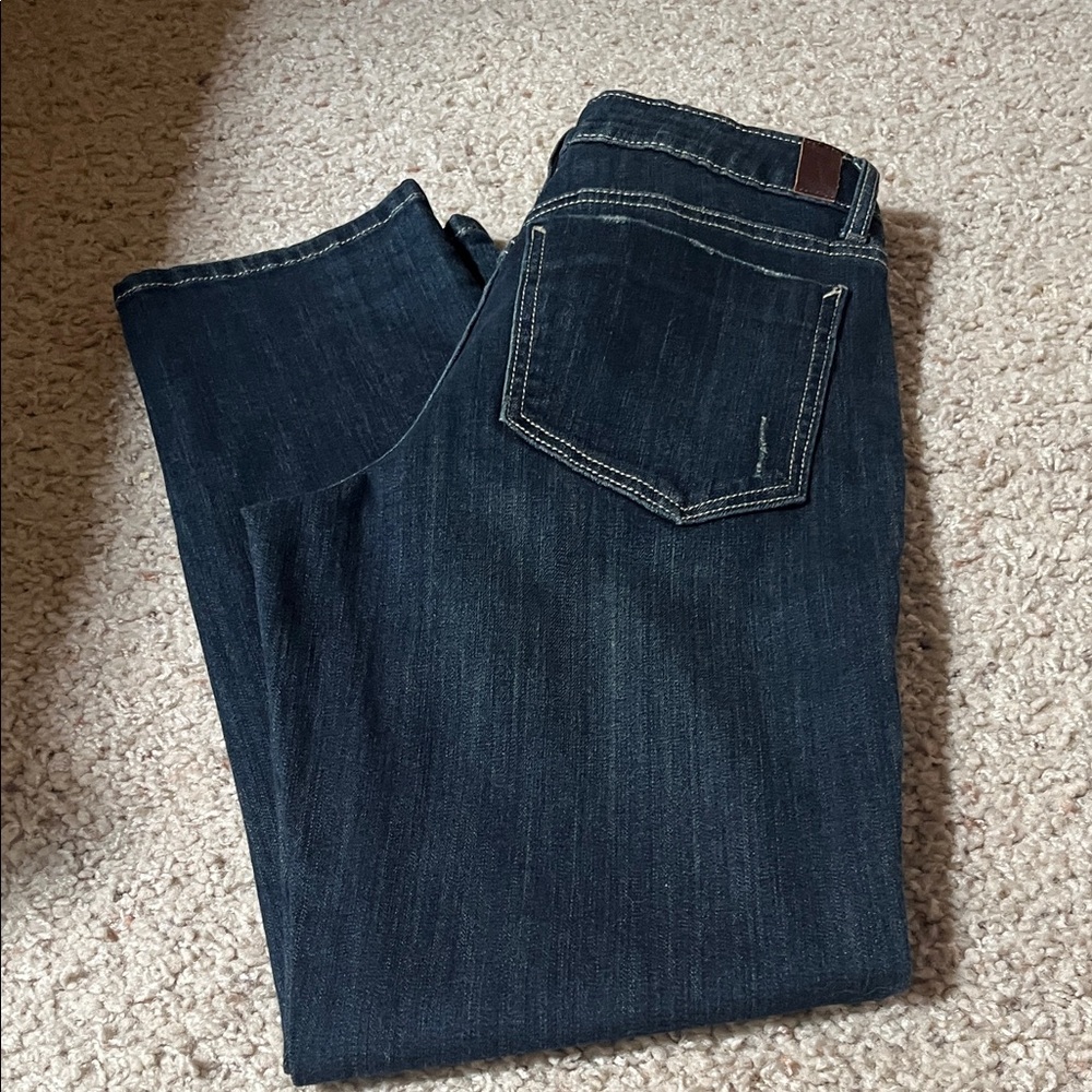 Simply Vera Vera Wang Women's Straight Leg Jeans - Dark Indigo Blue